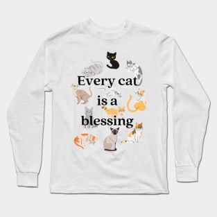 Every Cat is A Blessing Long Sleeve T-Shirt